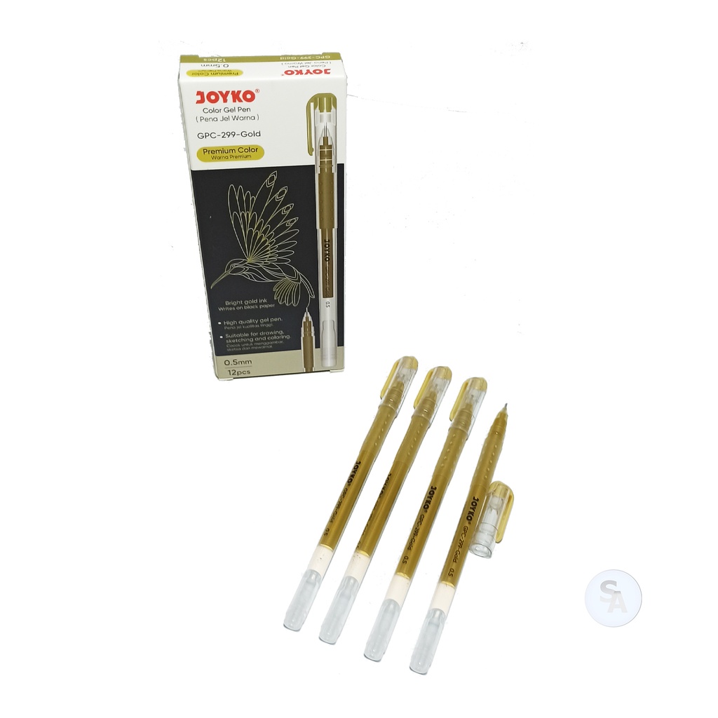 

JOYKO - Gel Pen Color GPC - 299 White, Silver, Gold - Pcs