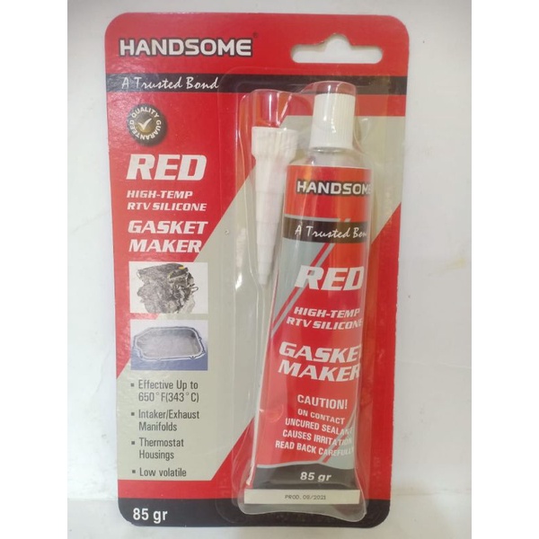 

(COD) LEM SILICON MERAH BESAR MERK HANDSOME UKURAN 85 gram