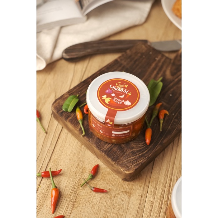 

[BISA COD] Sambal Sassi - SAMBAL KOREK (Sambal Bawang), Isi 135 gr NEW PACKAGING