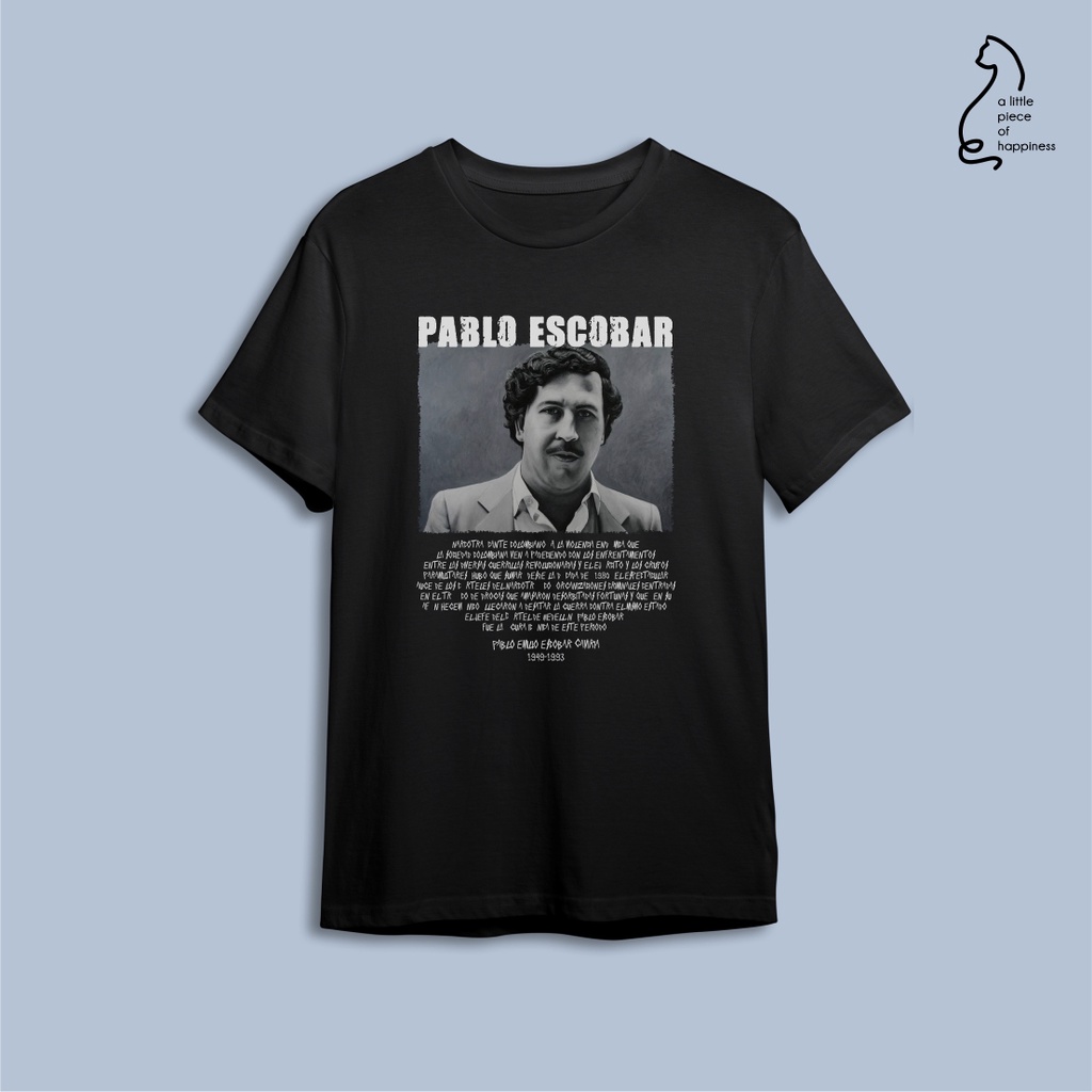 Jual Pablo Escobar Tee / Kaos Pablo Escobar | Shopee Indonesia