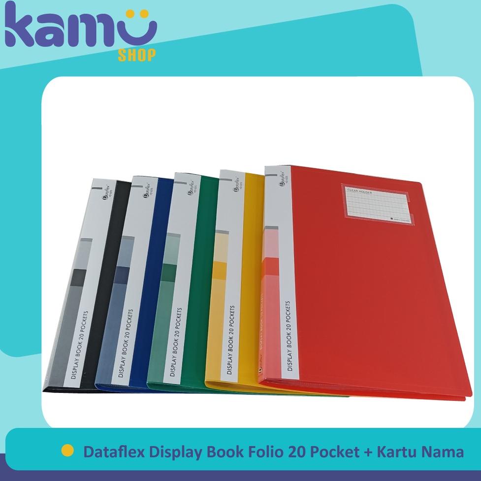 

12.12 Fasion sale Dataflex Display Book Folio 20 Pockets + Kartu Nama / Clear Holder / Document Keeper DF - 821 serbuuu !