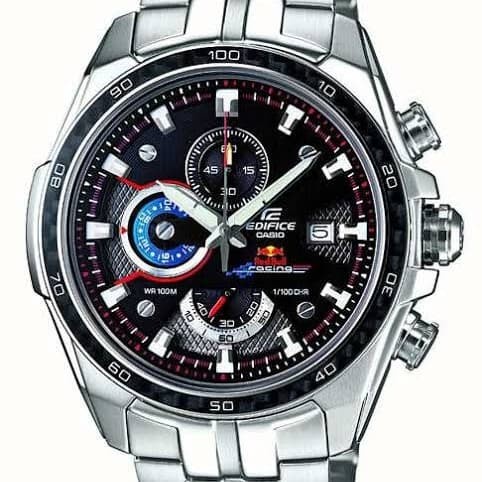 Casio EDIFICE EF-565RB-1AVDR Jam Tangan Pria Original