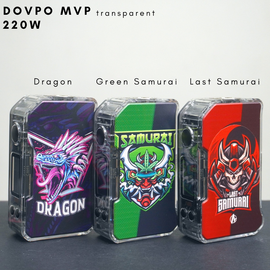 DOVPO MVP MOD 2023 220W CLEAR TRANSPARANT EDITION