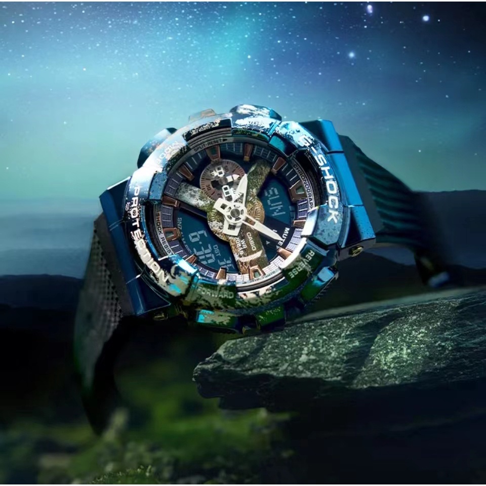 Casio G-Shock Limited GM-110EARTH-1A Planet Earth-inspired GM-110EARTH-1 / GM-110EARTH / GM-110