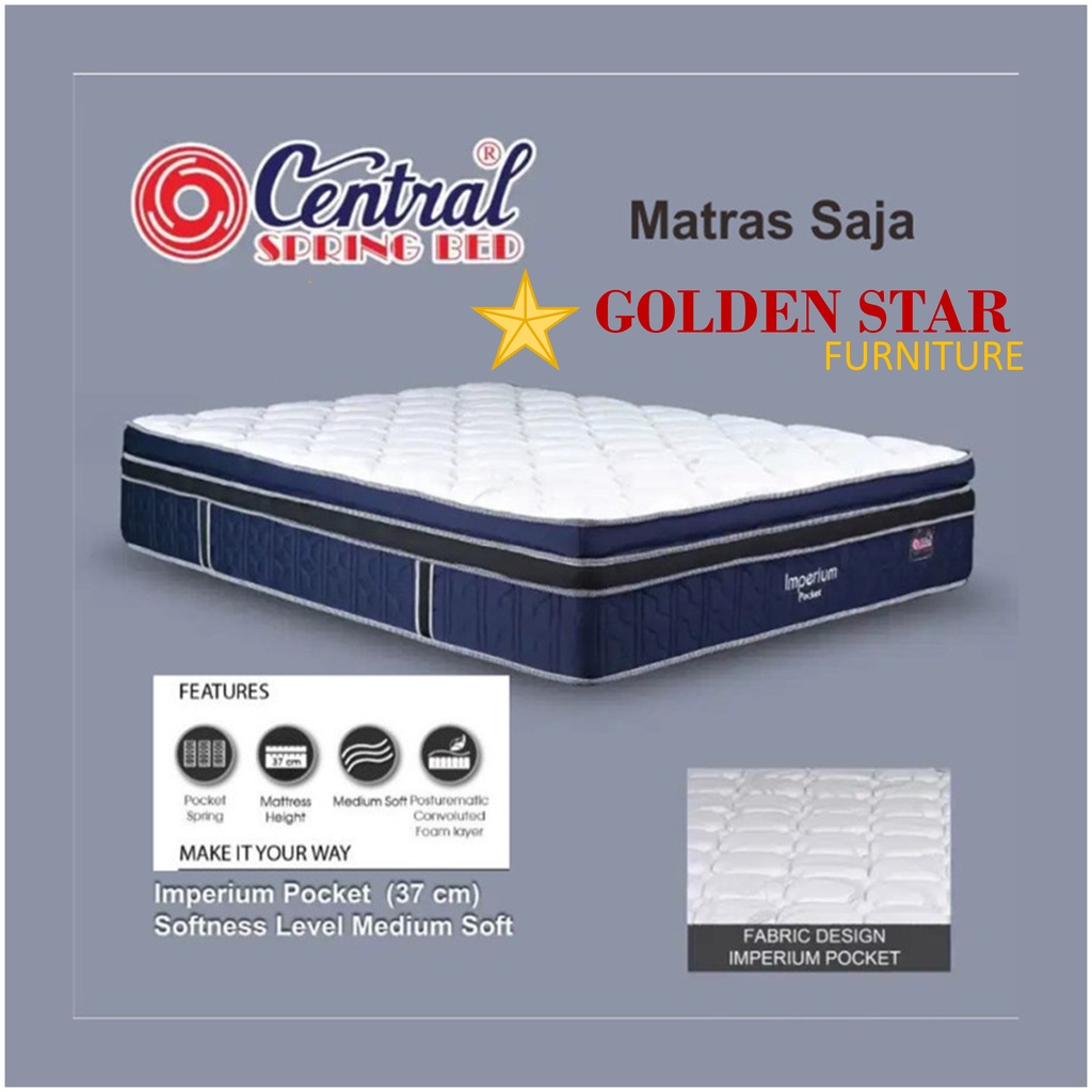 KASUR / MATRAS central imperium pocket spring bed springbed 160/180