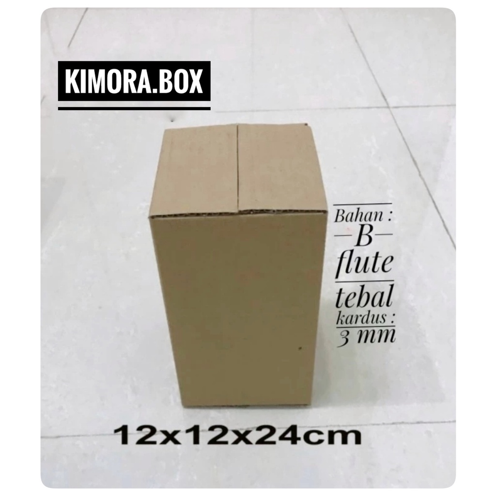 

Kardus karton uk. 12x12x24 cm Kotak Box ST untuk packing Souvenir