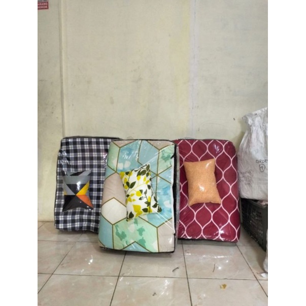 KASUR LIPAT BUSA SINGLE KASUR LAJANG KASUR PONDOK KASUR KOS + Bantal