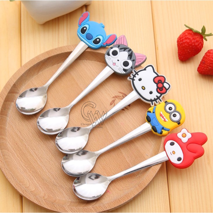 Cheaper-Sendok Teh Karakter / Sendok Kecil Karakter / Sendok Kecil Lucu Imut / Tea Spoon Mini