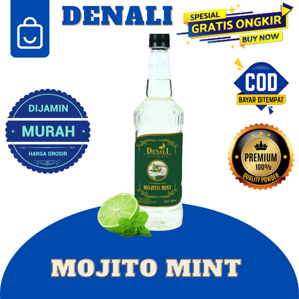 

DENALI SYRUP MOJITO MINT SIRUP RASA DINGIN MENYEGARKAN KEKINIAN