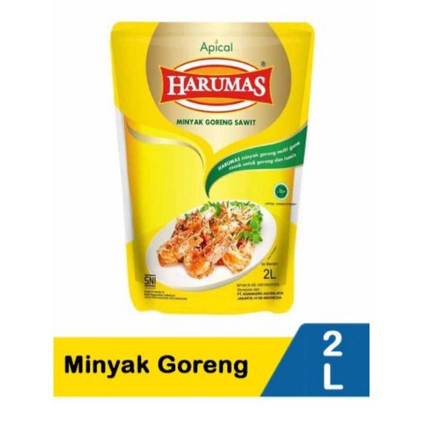 

[2 LITER = 2000ML] Minyak Goreng Harumas / Camar Kemasan 2Liter