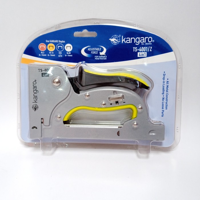 

Staples Hekter Tembak 6 MM - 14 MM / KANGARO TS4001 Guntacker Stapler