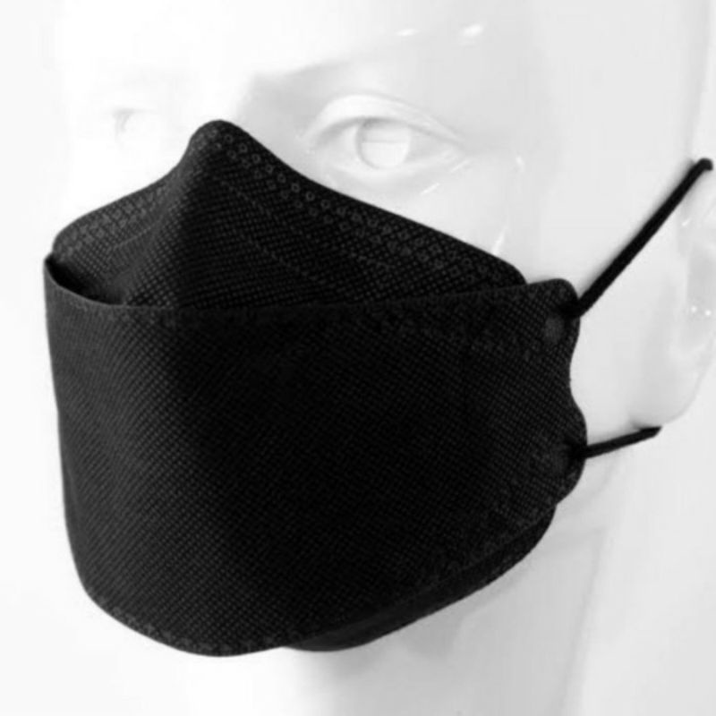 Masker KF94 4Ply 4 ply Korea Hitam Putih 10pcs