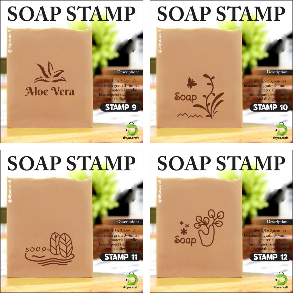 

soap stamp / stempel sabun / code STAMP 9-12