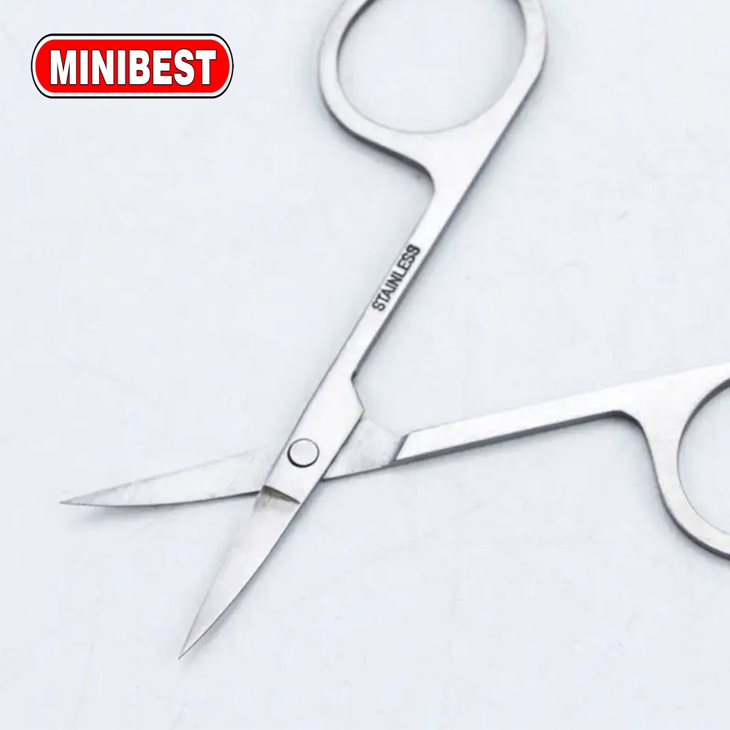 [MB] Beauty Scissor Gunting Kecil Cukur Alis Bulumata Stainless Steel Beauty Eyebrow Scissors