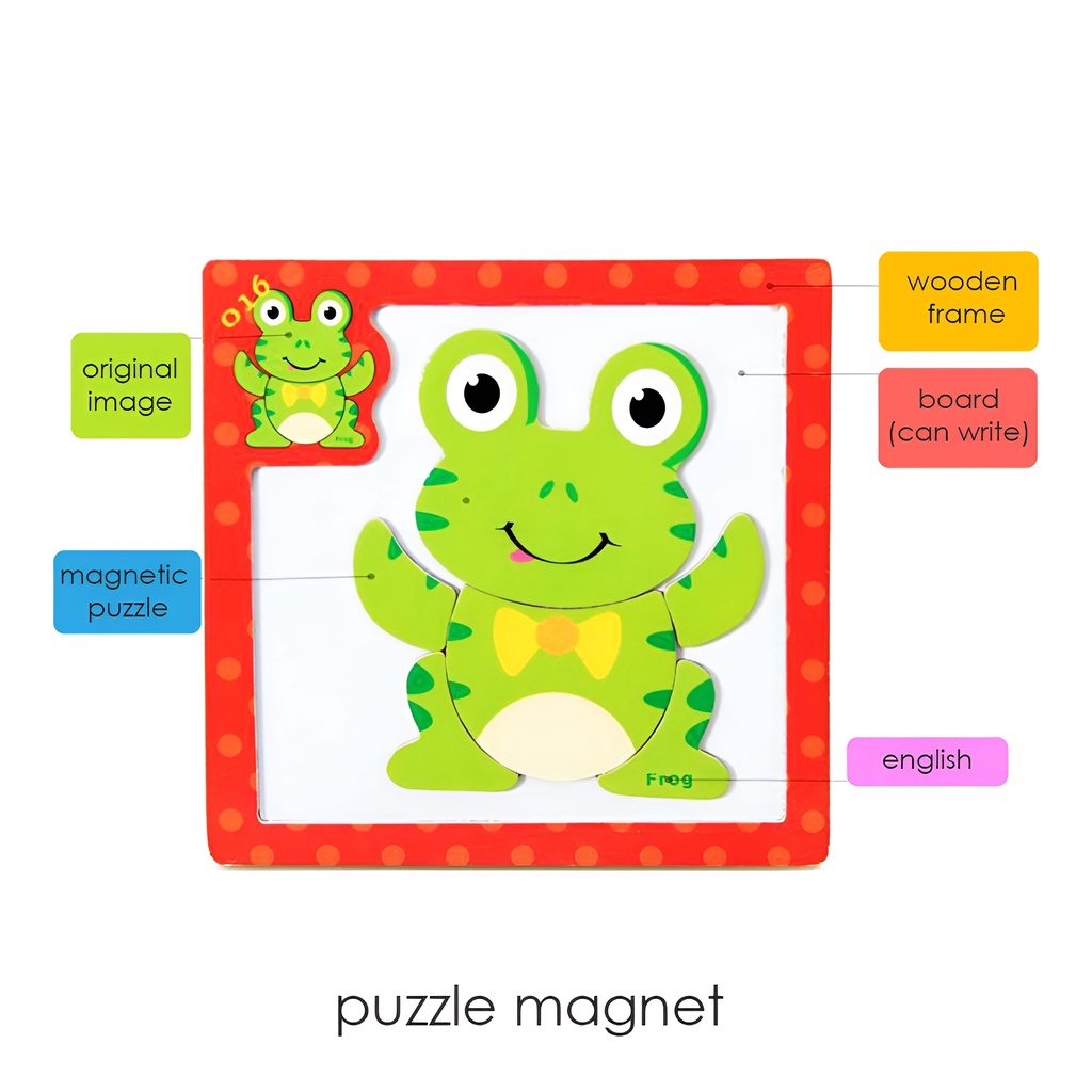 Magnetic Puzzle | Mainan Edukasi Anak 2-3-4-5-6 Tahun | Mainan Terbaru 2022 | Hadiah Ulang Tahun Anak Laki Laki