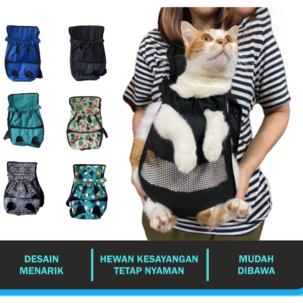 Tas Gendong Ransel Hewan Peliharaan Traveling