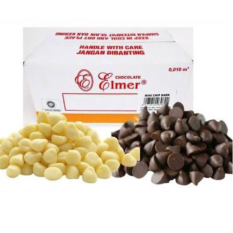 

KodeSs9S3 Choco chips Elmer / Chocochips Dark & White Repack 250gr