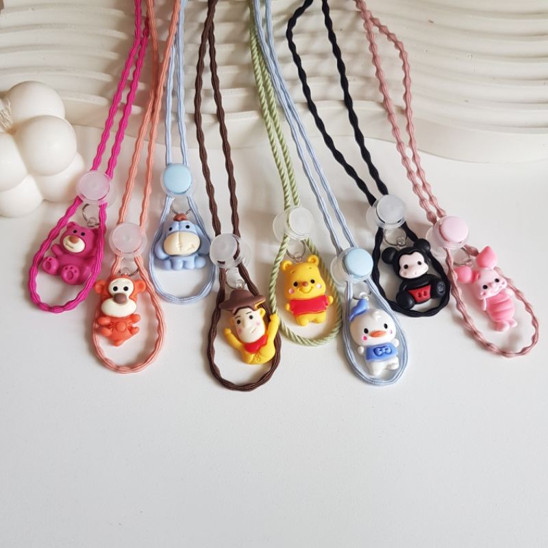 STRAP MASKER ANAK PEREMPUAN - DEWASA MA2 IN 1 Kuromi Cupcake - Bunny Cupcake - Cinamonroll - Pooh Cupcake - Bear - cucpcake Pochacco Cupcake - Melody Ice cream - Kitty Ice Cream - Tsum Tsum / KALUNG MASKER / TALI MASKER / LANYARD MASK STOPER 2IN1