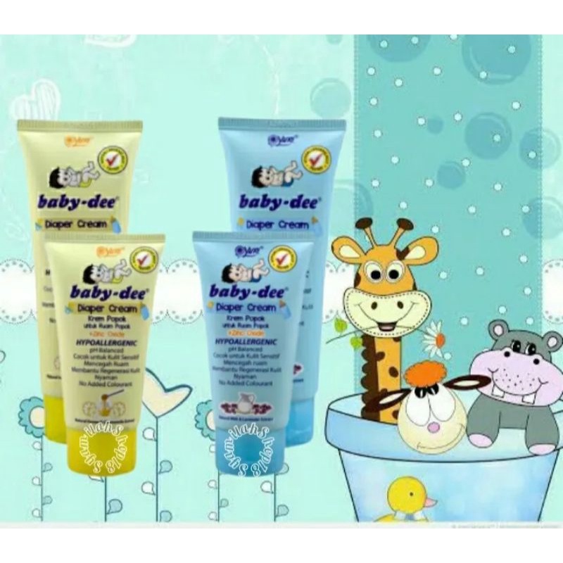 BABY DEE DIAPER CREAM 100ML KRIM POPOK BAYI KRIM KULIT BAYI PERAWATAN KULIT BAY