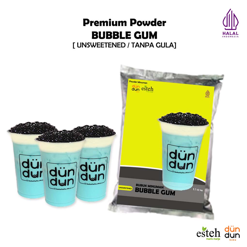 

Bubble Gum Powder Minuman Boba esteh 1000gr premium powder