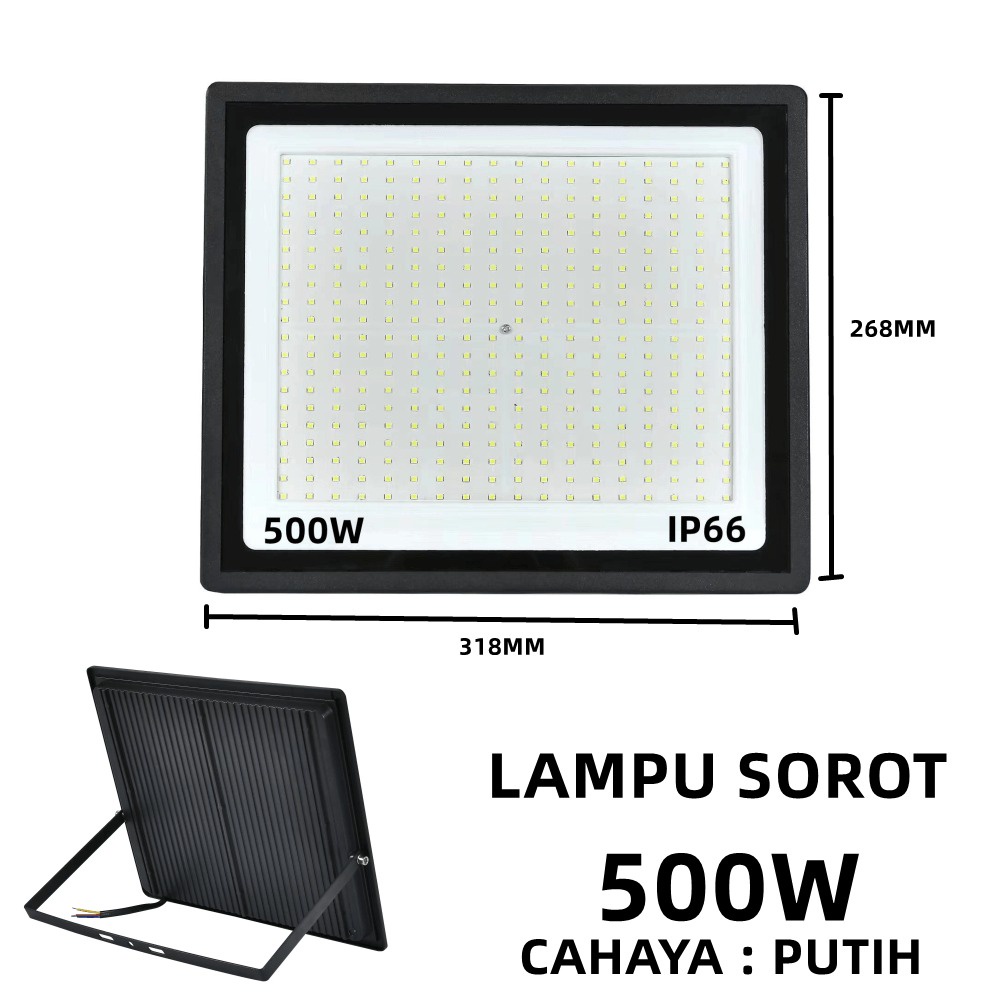 Lampu Sorot LED Murni 500watt Outdoor Tembakip66 FLOODLIGHT Flood Light