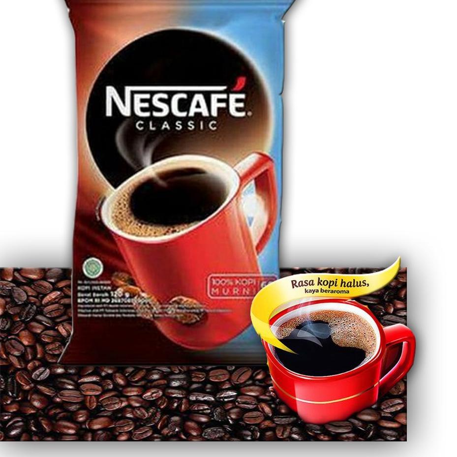 

Kodel2L6x NESCAFE Classic Vending kopi instant kopi hitam Nestle Professional