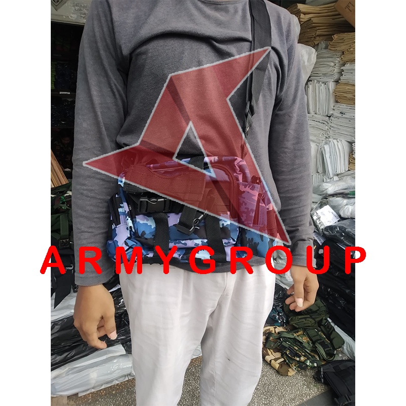 TAS SELEMPANG LORENG MALVINAS - TAS SAMPING - TAS TACTICAL ARMY Tas Loreng Army