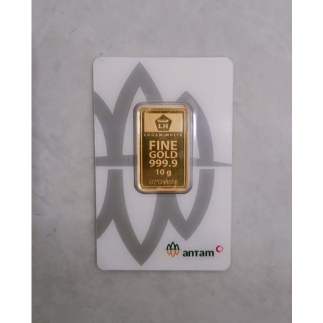 Logam Mulia Antam Certieye 10 Gram 2021 Redmark Kadar 999.9