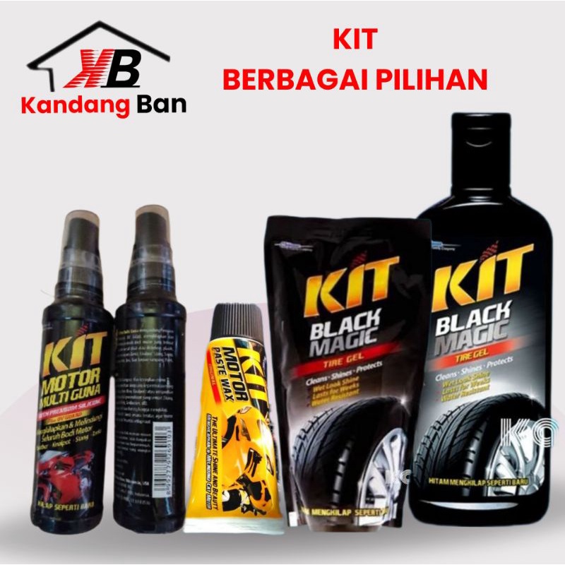 KIT BERBAGAI PILIHAN (KIT WAX 25 GR) (KIT SPRAY 100 ML) (KIT BLACK 200 ML) (KIT BLACK 300 ML)