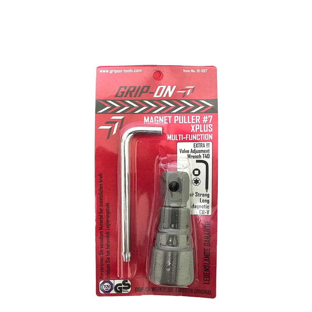 GRIP ON 18-887SE TREKER MAGNET NO. 7 PULLER + KUNCI STELAN KLEP MOTOR