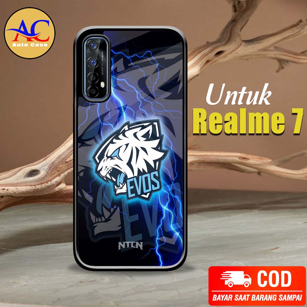 Case Hp Softcase Glossy REALME 7 EVOS Casing Silikon Handphone Pelindung Kamera