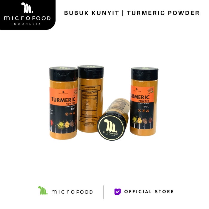 

Terlaris ✨ - TURMERIC POWDER | BUBUK KUNYIT ORGANIK REMPAH ALAMI | MICROFOOD 50gr 2.1.23