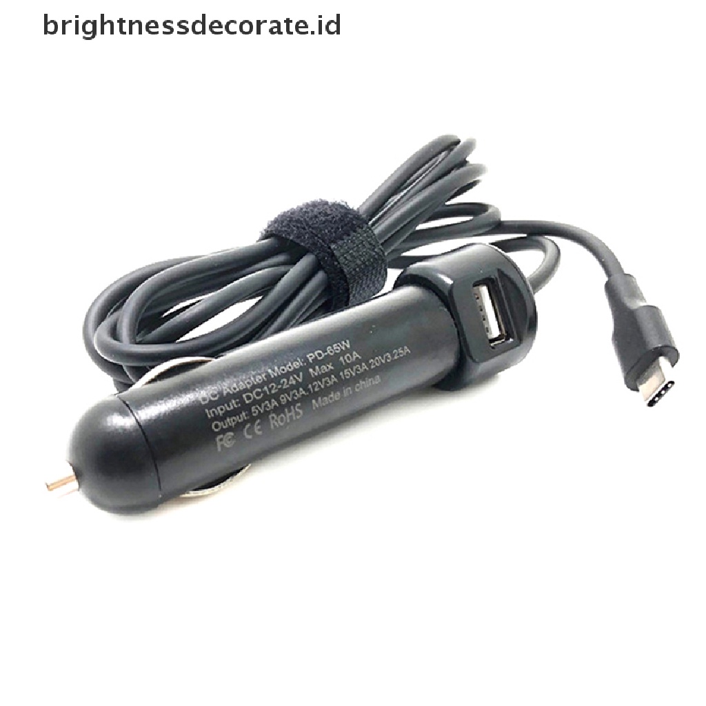 [Birth] Charger Adaptor Mobil 65WPD Dengan port USB travel portable car charger [ID]