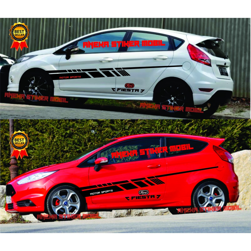 stiker mobil ford fiesta stiker mobil fiesta stiker ford stiker body mobil fiesta stiker cutting mob