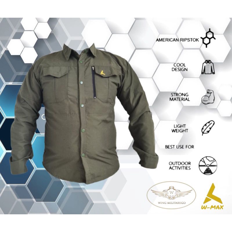 kemeja wmax tactical terbaru termurah