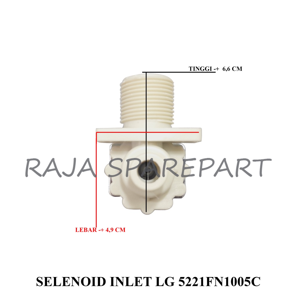 Selenoid  / Water Inlet Mesin Cuci LG INLET SINGLE 5221FN1005C (AC 220V)