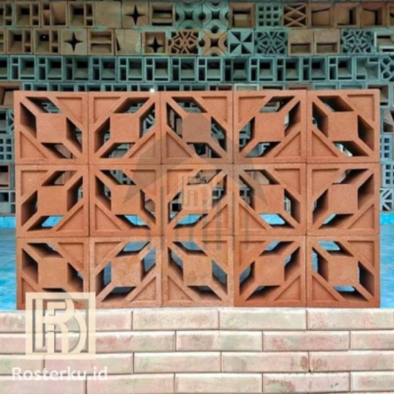 Roster beton minimalis/loster (2 muka)