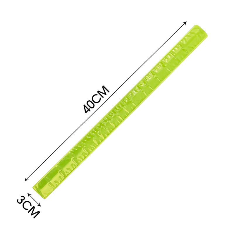 1pc Bersepeda Tape Reflektif Strip Peringatan Gelang/Luar Menjalankan Memancing Aman Sepeda Mengikat Celana Tali Kaki Neon Band