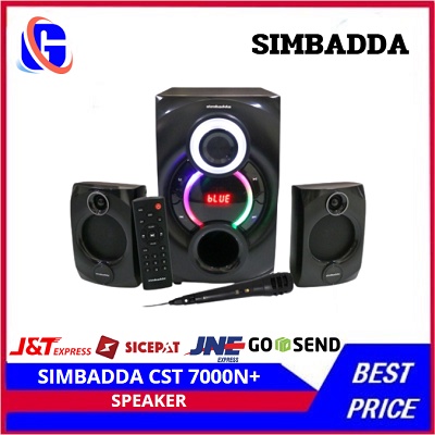 Speaker Simbadda CST 7000N+ / Fm Radio / Bluetooth / Black / MIC