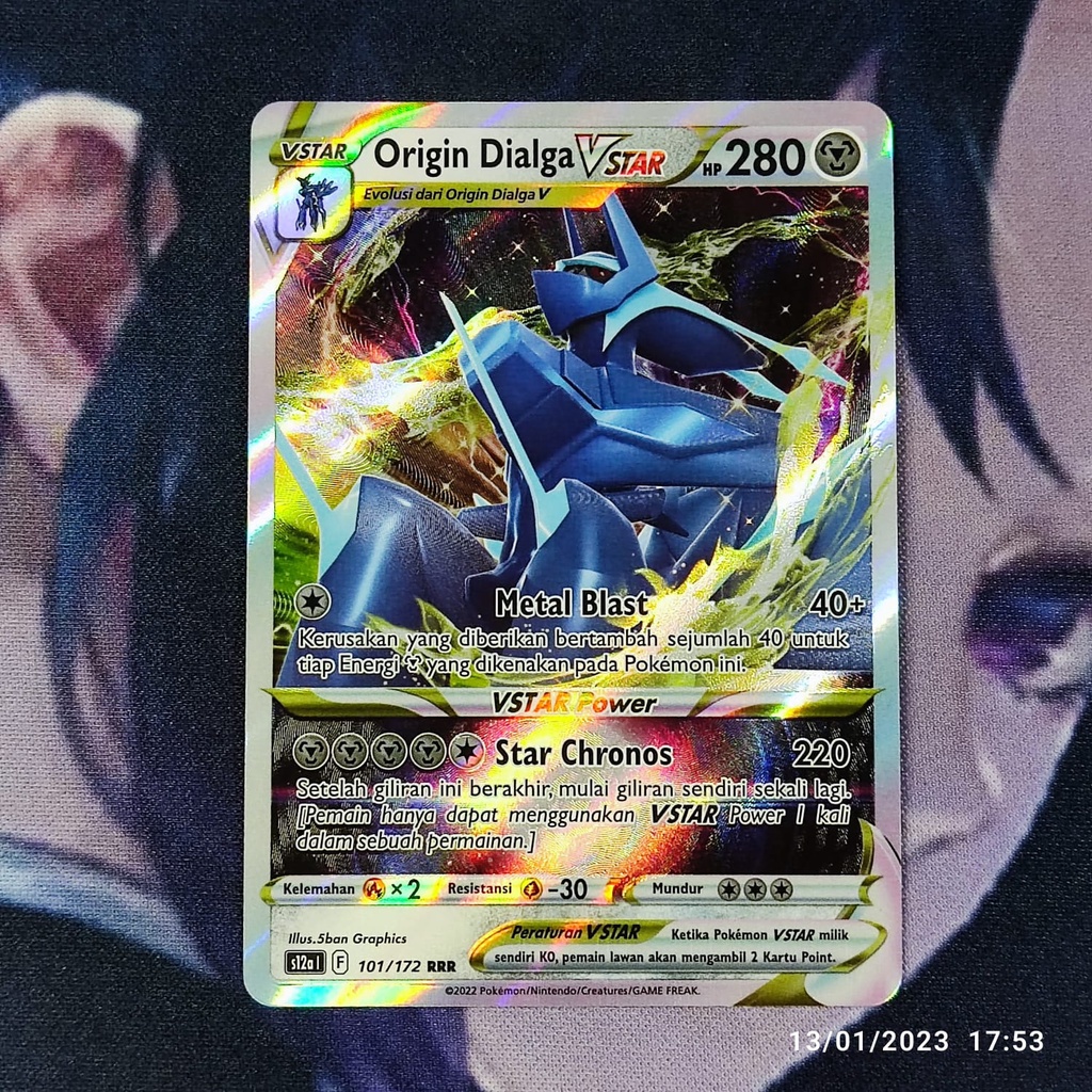 pokemon (ID) origin dialga vstar - S12a 101/172 - RRR