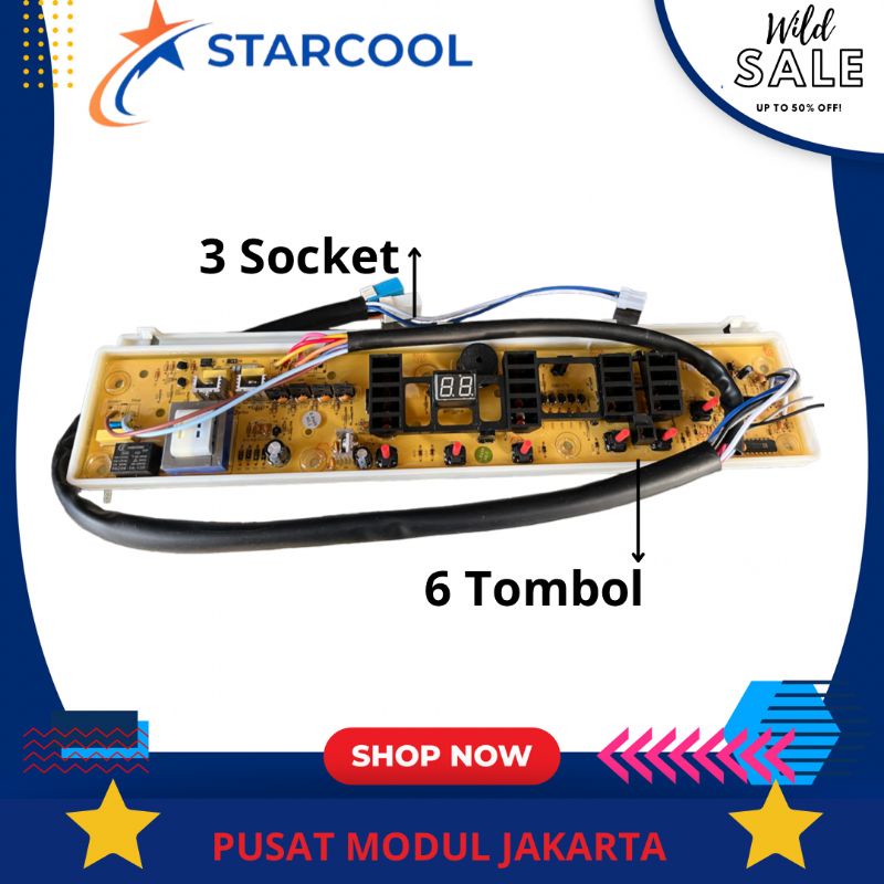 modul pcb mesin cuci electrolux EWT-854 / EWT-754 / EWT-954