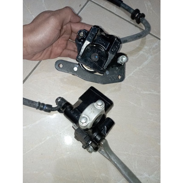 CAKRAM CALIVER SET HONDA BEAT LAMA BEAT F1 LAMA VARIO 125 OLD ORIGINL NISSIN