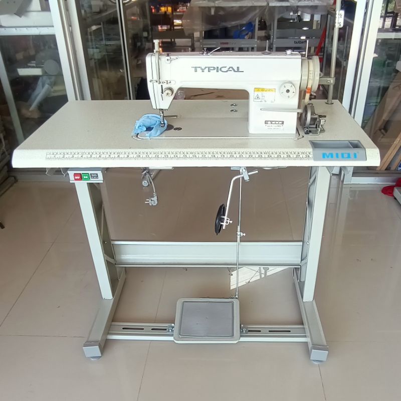 MESIN JAHIT TYPICAL MEJA KAKI IMPORT FULLSET
