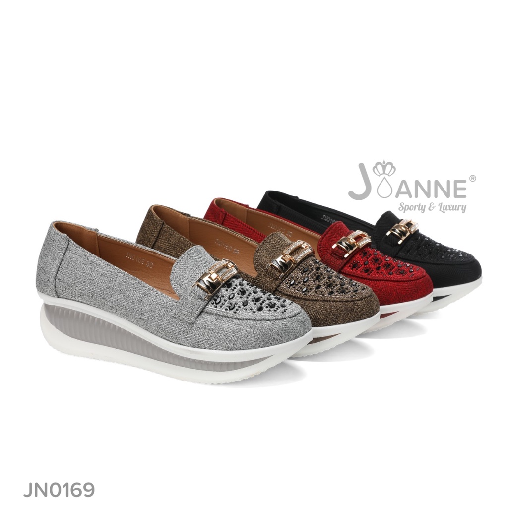 JOANNE JN0169 Sepatu wedges wanita