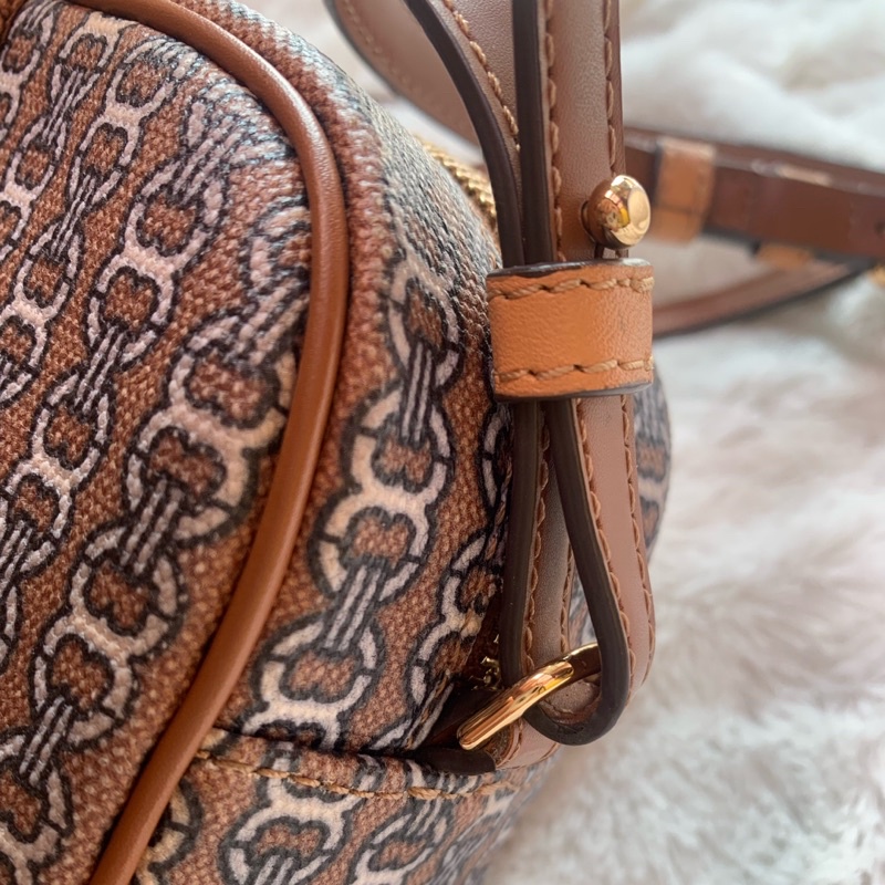 TORY BURCH GEMINI LINK CANVAS MINI BAG ORIGINAL 100% - TAS SELEMPANG BRANDED - SLING BAG