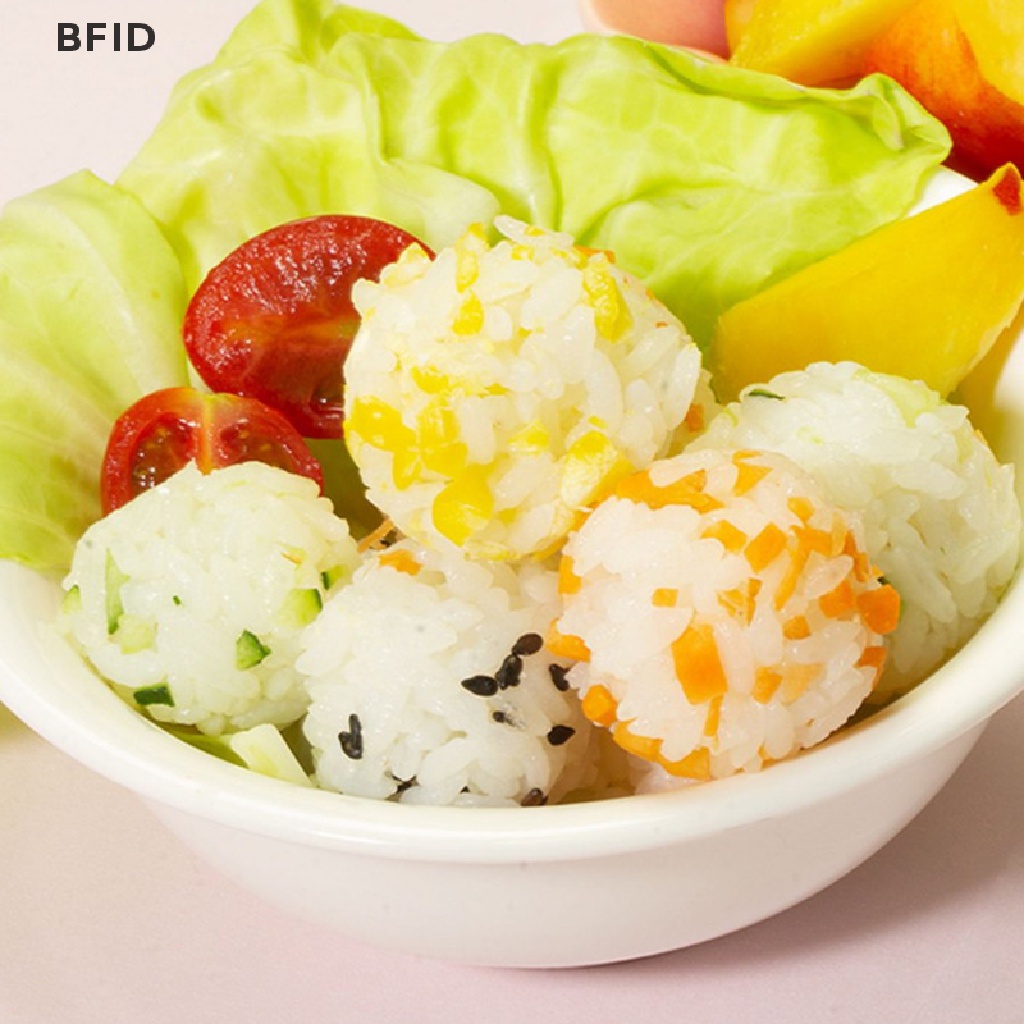 [BFID] 2pcs/set Cetakan Nasi Bola Bayi Makan Siang Anak DIY Sushi Maker Mould Alat Dapur [ID]