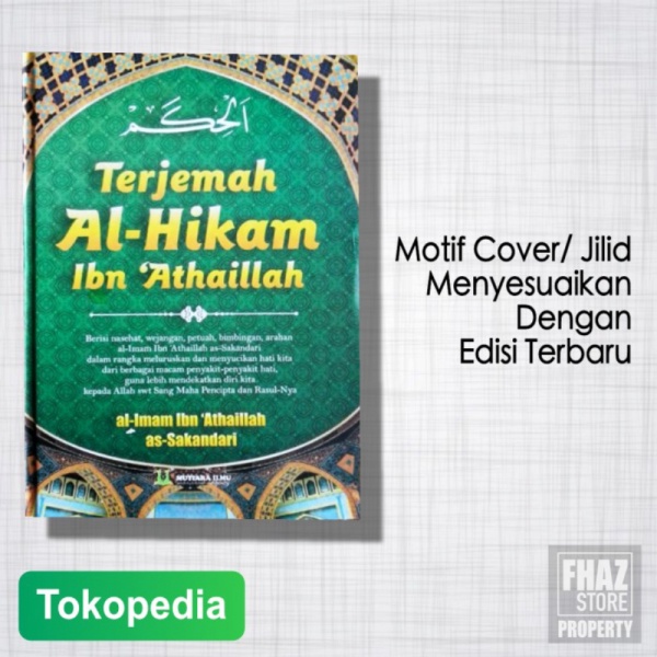 Jual Terjemah Al-Hikam  HardCover Putih HVS Berkualitas Kitab Terjemahan Kuning