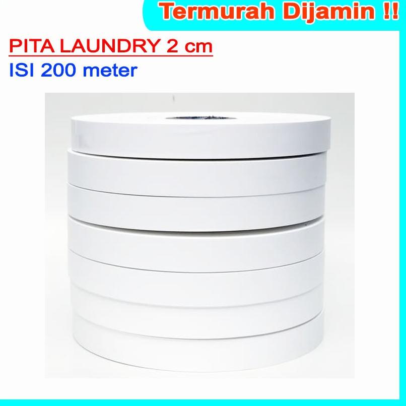 

Ready Stok!! PITA LAUNDRY TAFFETA LABEL PENANDA ROLL KAIN KERTAS 20 mm 2 cm 200 meter aa9rp