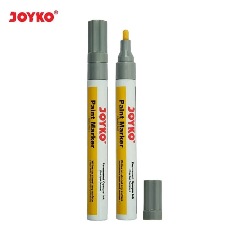 

Spidol Putih Joyko PTM-37 Paint Marker Spidol Cat Permanen White Round Tip