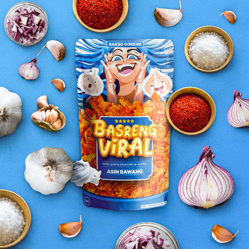 

Basreng Viral Varian Asin Bawang